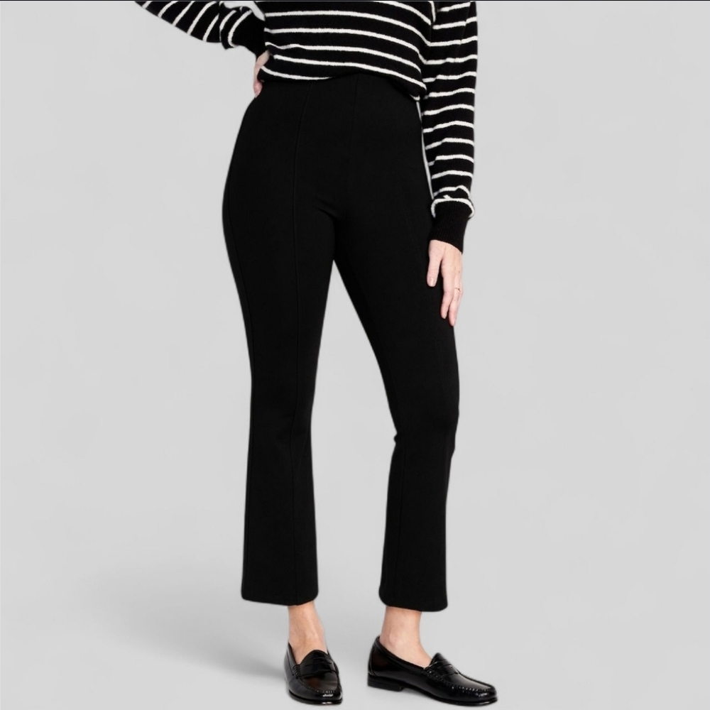 5️⃣ for2️⃣5️⃣ Old Navy Extra High-Waisted Stevie Flare Pants, Size Large | Tall